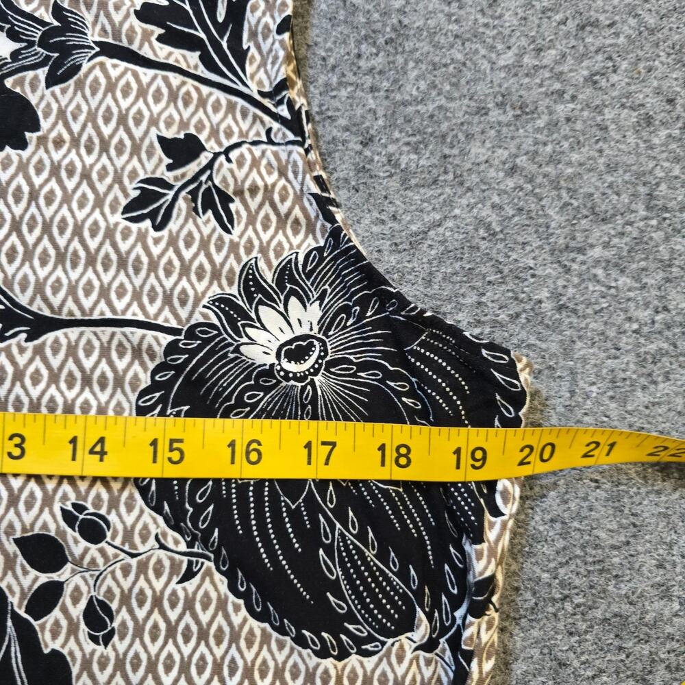 Chicos Dress Womens Size Large Brown Floral Maxi Stretchy Sheath Capsule Casual - Picture 5 of 9